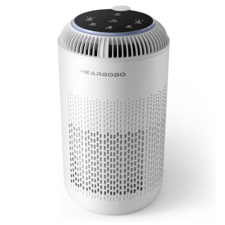 H13 True HEPA Air Purifiers for Home Large Room up to 1350 ft&sup2; with Aromatherapy, Hearbobo Air Cleaner for Pets Bedroom - Removes Dust, Smoke, Odors, Pollen, Quiet for Office & Allergy Relief