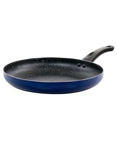 Oster Luneta 11.5 Inch Aluminum Nonstick Frying Pan in Blue