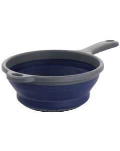 Oster Bluemarine Collapsible Polypropylene Colander with Handle in Navy