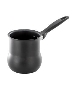 Better Chef 0.45 Quart Aluminum Nonstick Turkish Coffee Warmer in Black with Cool Touch Handle
