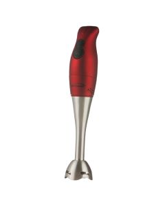 Brentwood 2-SPEED HAND BLENDER - RED Soft Grip Handle
