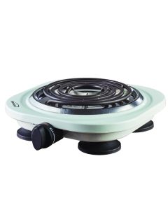 Brentwood Electric 1000W Single Burner - White